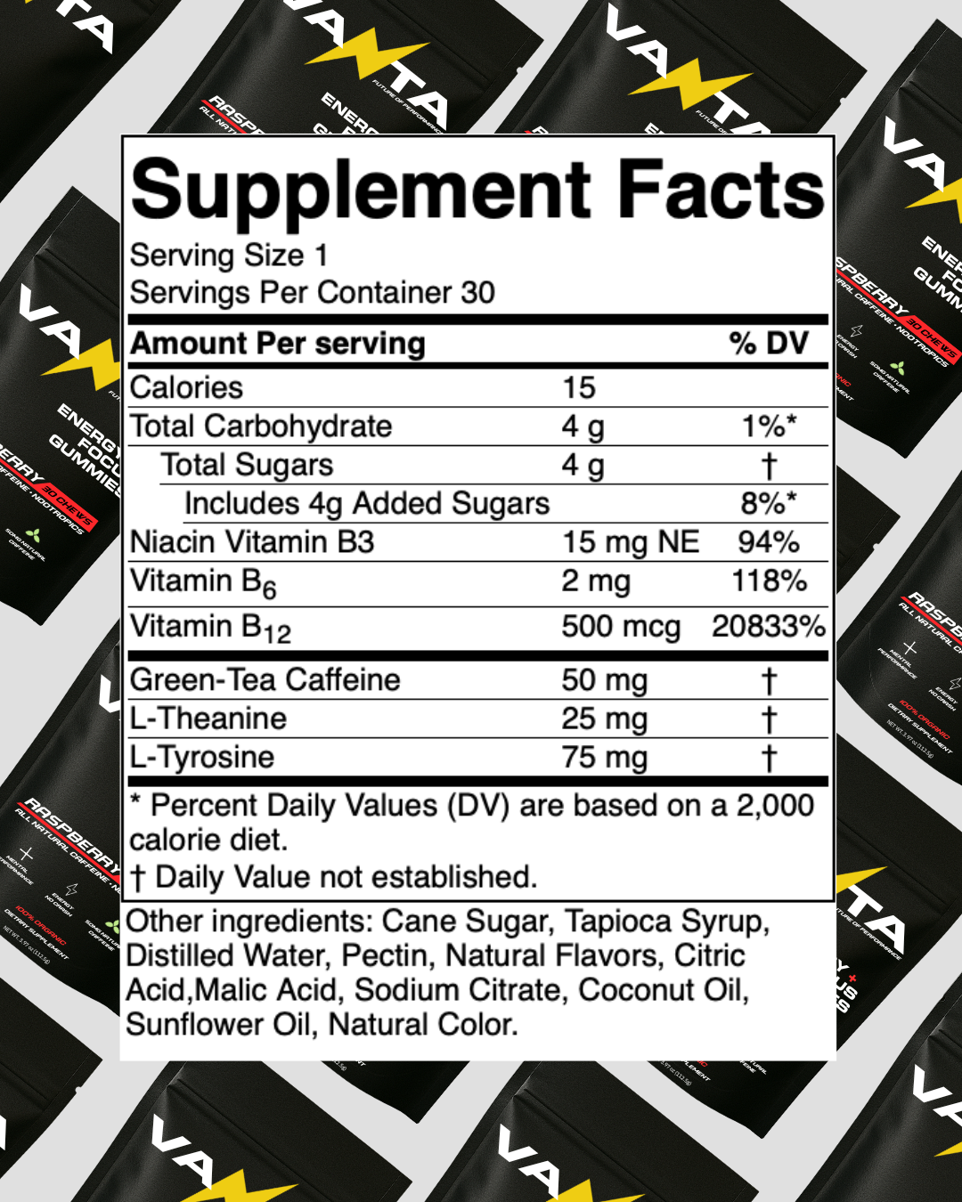 Nutrition label